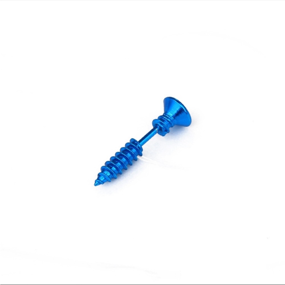 New Titanium Steel Screw Earrings